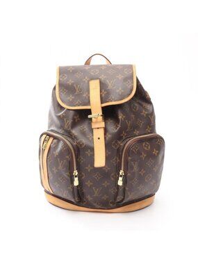 Louis Vuitton Backpack a Dos Bosfoll Canvas Leather Sac